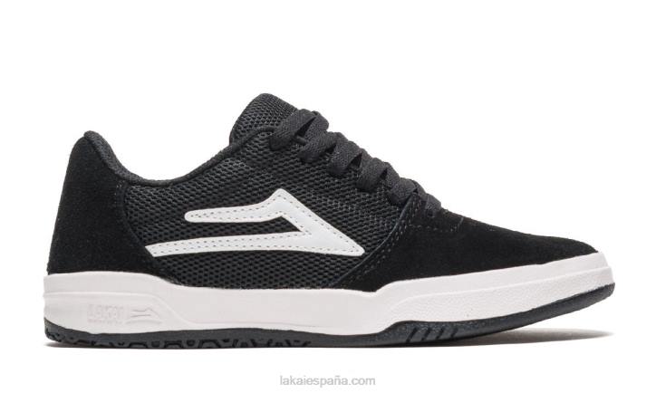 zapatos de skate para niños brighton Lakai negro 80B2183