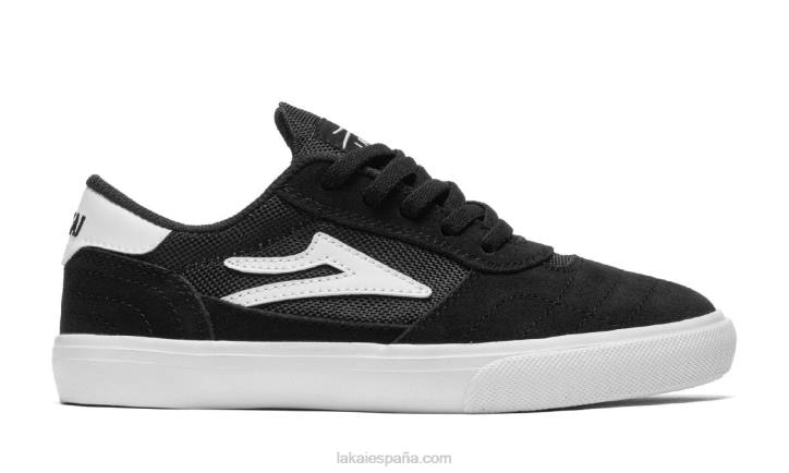 zapatos de skate para niños cambridge Lakai negro 80B2179