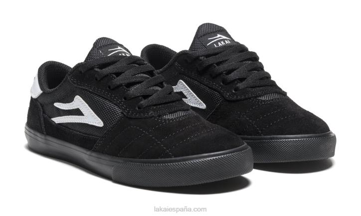 zapatos de skate para niños cambridge Lakai negro 80B2181