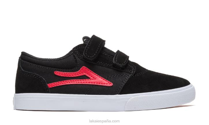 zapatos de skateboard griffin kids flame Lakai negro 80B2169