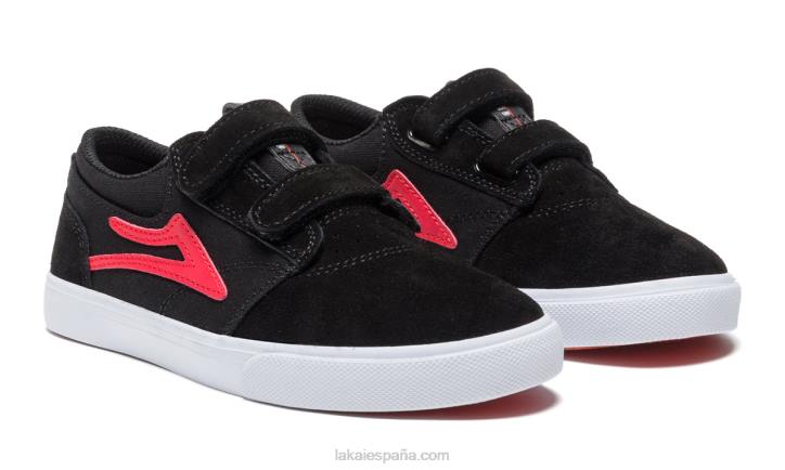 zapatos de skateboard griffin kids flame Lakai negro 80B2169
