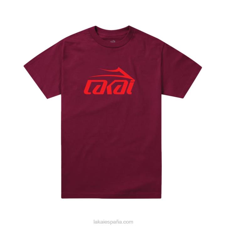 camiseta básica Lakai borgoña 80B2144