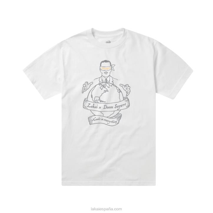 Doomsayers corp mundo camiseta Lakai blanco 80B2339