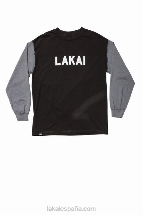 camiseta manga larga teñida sloane Lakai negro 80B2324