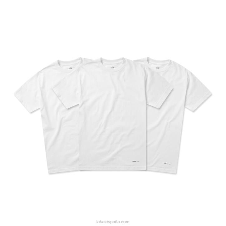paquete de 3 camisetas Lakai blanco 80B2321