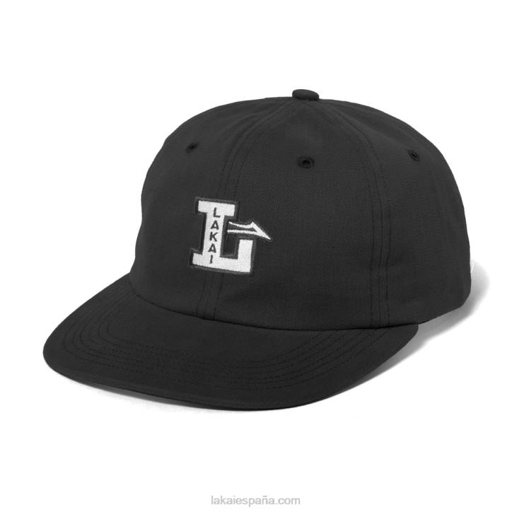 gorra strapback de 6 paneles Lakai negro 80B2153