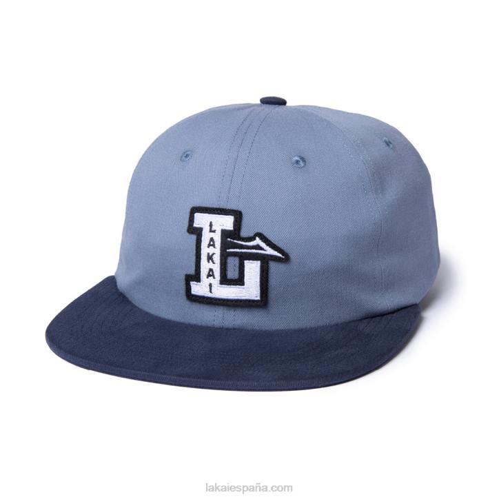 gorro tipo polo con letras Lakai pizarra/azul marino 80B2157