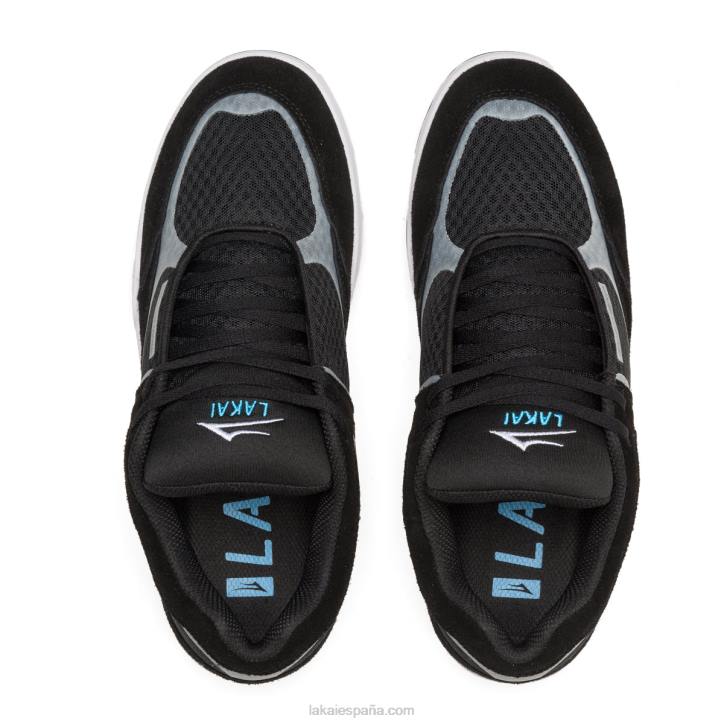 se desvanecen los zapatos de skate Lakai negro 80B2235