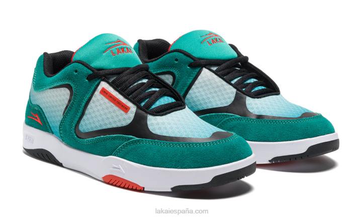 se desvanecen los zapatos de skate Lakai verde 80B2232