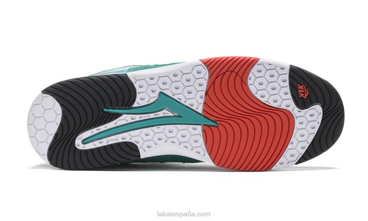 se desvanecen los zapatos de skate Lakai verde 80B2232
