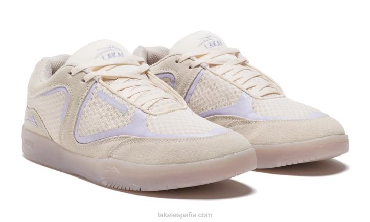 zapatillas de skateboard lavanda desteñidas Lakai blanco 80B2234