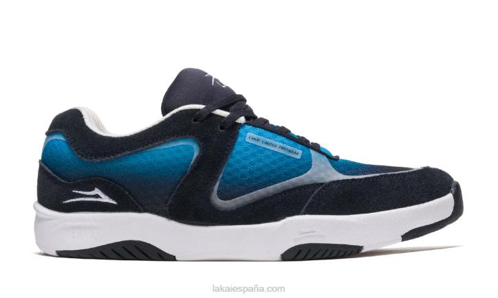 zapatos de skate desteñidos Lakai azul 80B2233