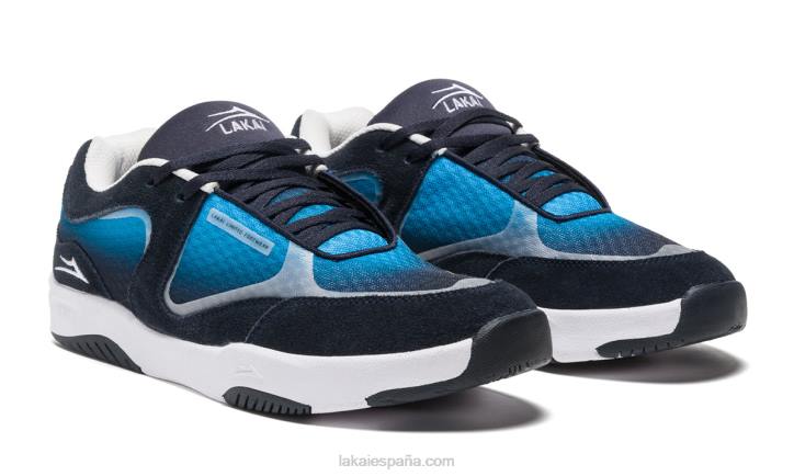 zapatos de skate desteñidos Lakai azul 80B2233