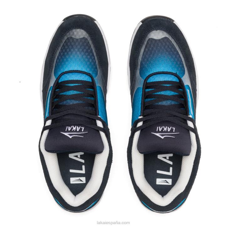 zapatos de skate desteñidos Lakai azul 80B2233