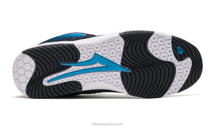 zapatos de skate desteñidos Lakai azul 80B2233