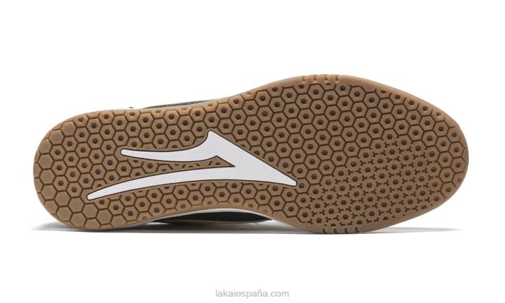 zapatos de skate atlánticos Lakai negro 80B2302