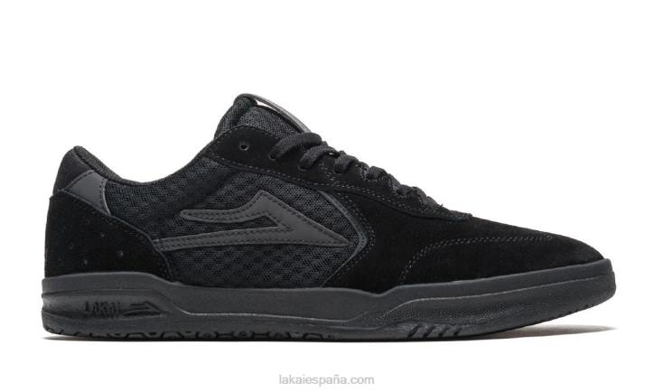 zapatos de skate atlánticos Lakai negro 80B2312