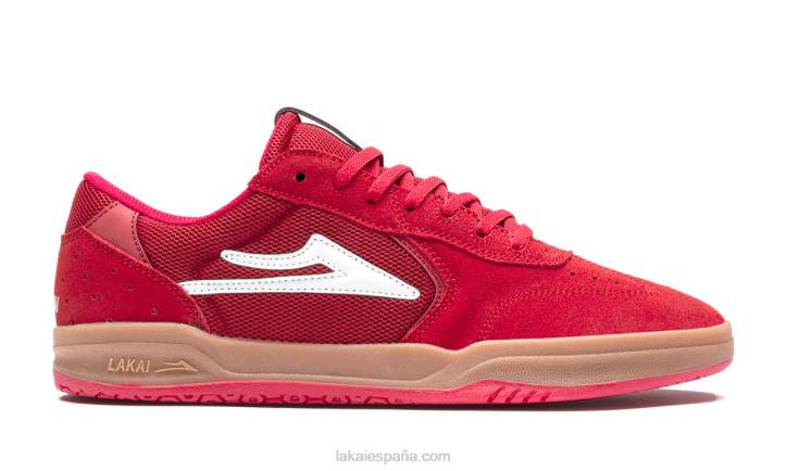 zapatos de skate atlánticos zapatos de skate Lakai rojo 80B2309