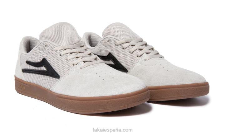 Brighton Lakai blanco/gamuza de goma 80B2134