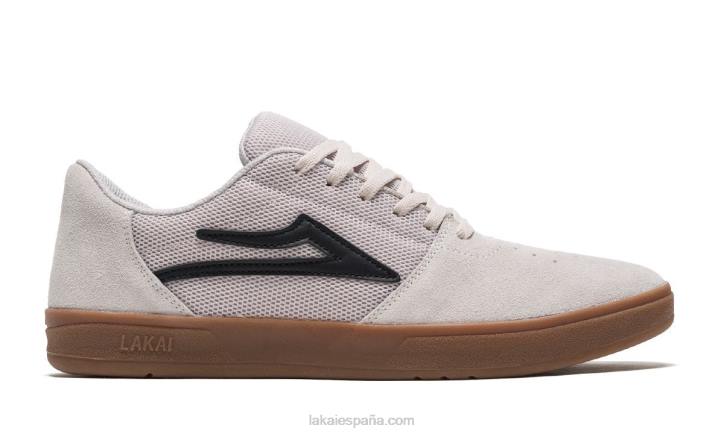 zapatillas de skateboard brighton Lakai blanco 80B2281