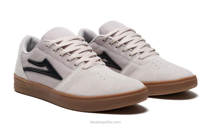 zapatillas de skateboard brighton Lakai blanco 80B2281