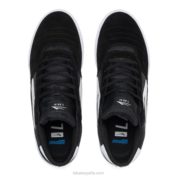 a mediados de cambridge Lakai ante negro/blanco 80B2109