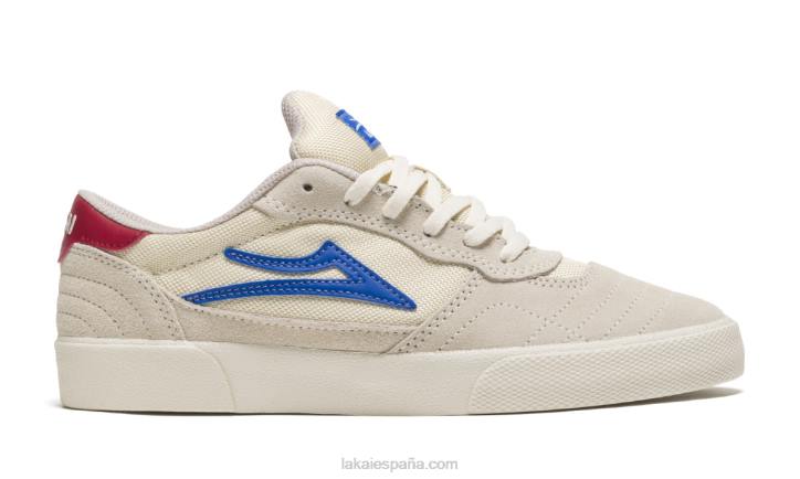 zapatillas skate cambridge Lakai blanco 80B2189