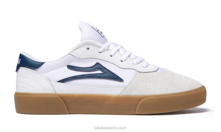 zapatos de skate cambridge Lakai blanco 80B2199