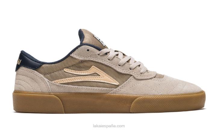 zapatos de skate cambridge Lakai blanco 80B2204