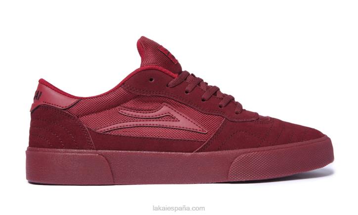zapatos de skate cambridge Lakai rojo 80B2205