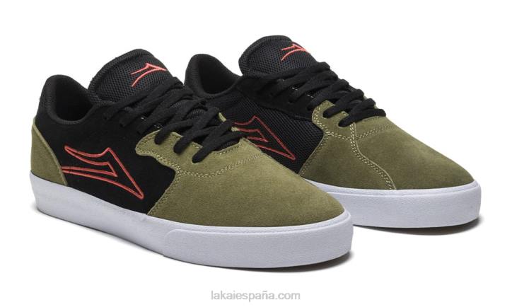 Cardiff Lakai oliva/gamuza negra 80B22
