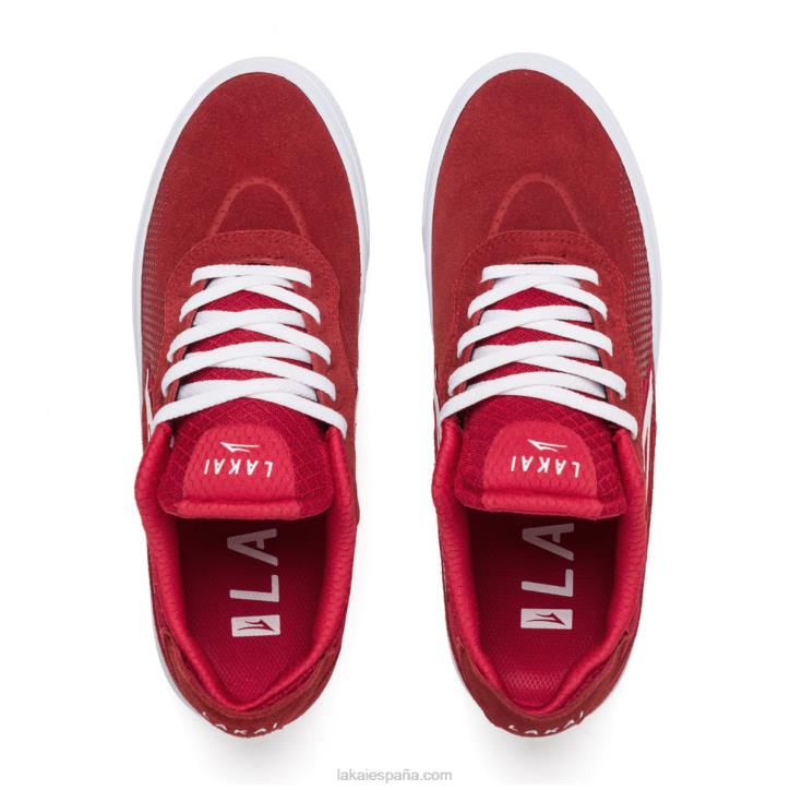 zapatos de skate essex Lakai rojo 80B2209