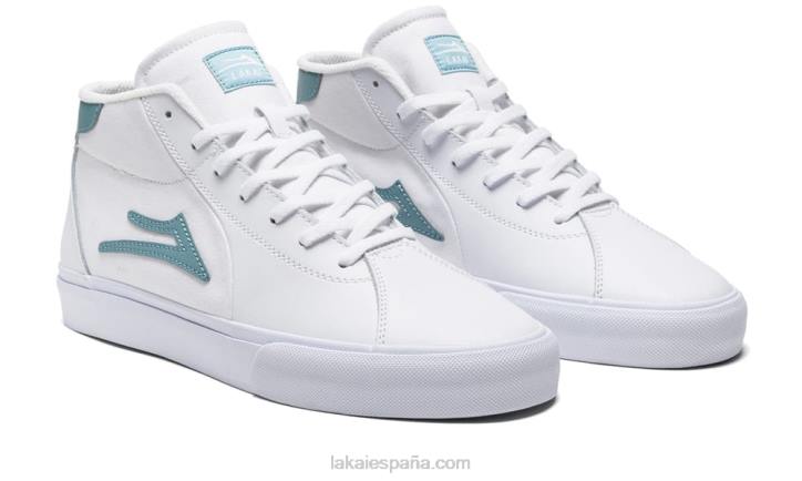 flaco 2 medio Lakai cuero blanco/nilo 80B231