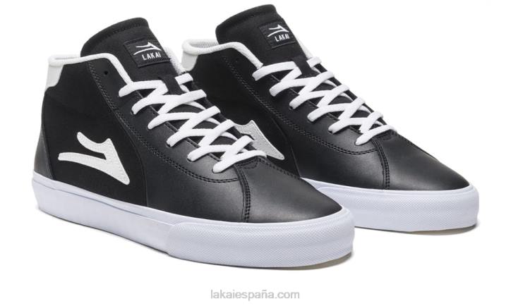 flaco 2 medio Lakai cuero negro/blanco 80B230