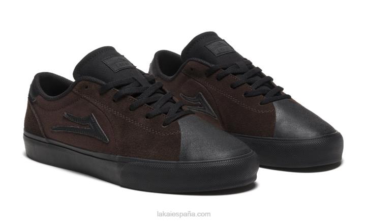 zapatos de skate flaco 2 Lakai marrón 80B2236