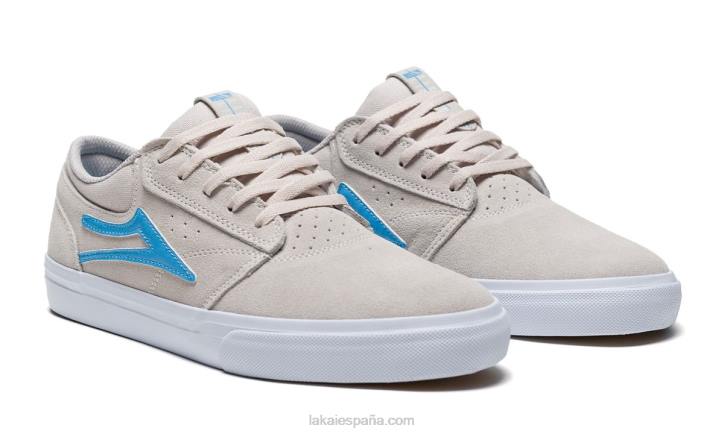 zapatos de skateboard griffin Lakai blanco 80B2219