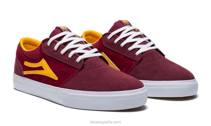 zapatos de skateboard griffin Lakai rojo 80B2224