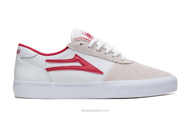 zapatillas de skate manchester Lakai blanco 80B2298