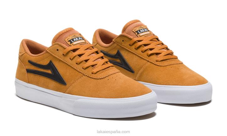 zapatillas de skate manchester Lakai naranja 80B2292
