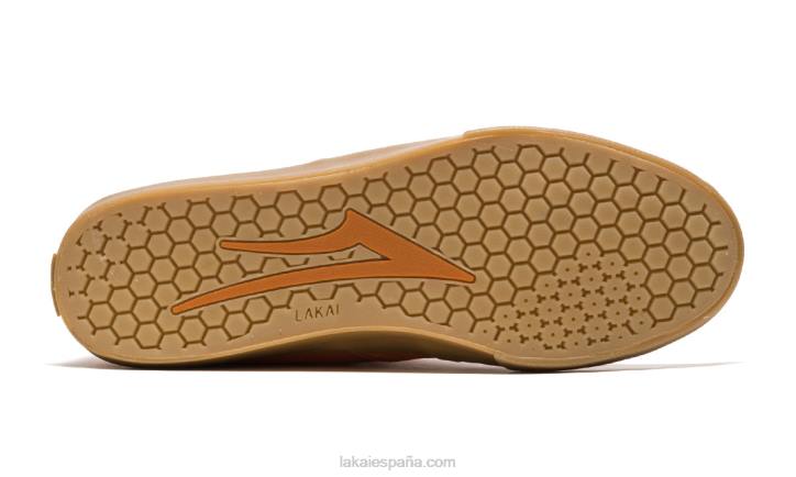 riley 3 zapatos de skate quemados Lakai naranja 80B2254