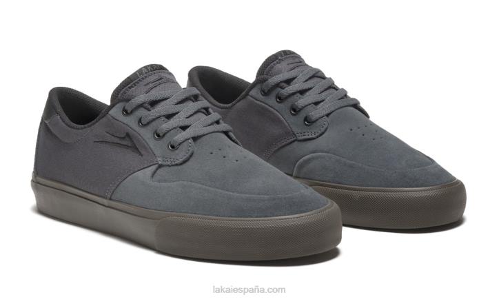 zapatos de skate riley 3 Lakai gris 80B2250