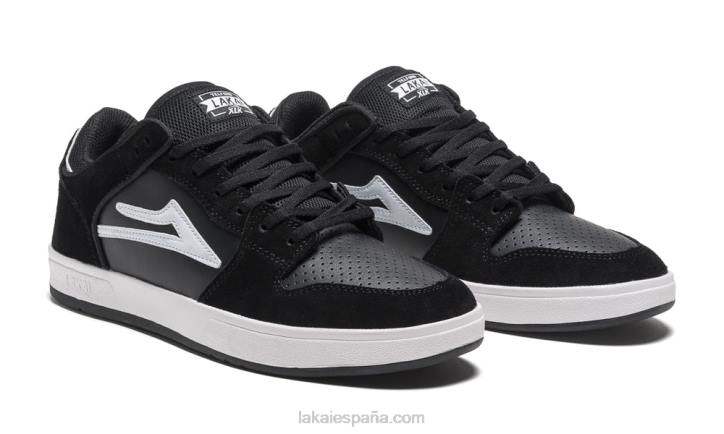 telford bajo Lakai ante negro/blanco 80B242