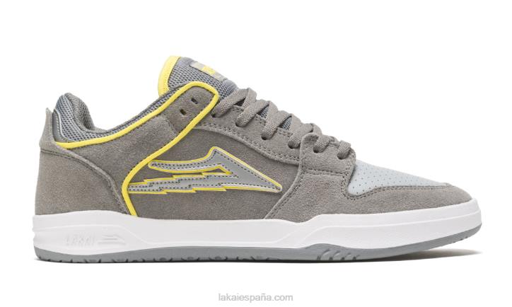 zapatos bajos de skate Telford Lakai gris 80B2271