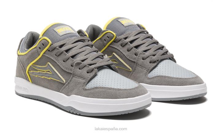 zapatos bajos de skate Telford Lakai gris 80B2271