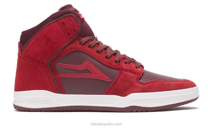 zapatos de skate telford Lakai rojo 80B2260