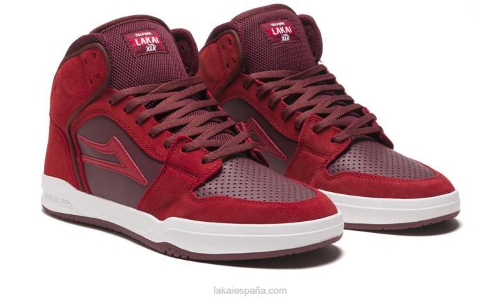 zapatos de skate telford Lakai rojo 80B2260