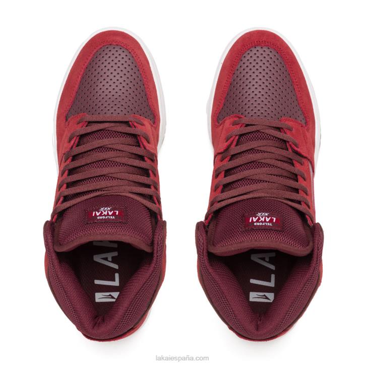 zapatos de skate telford Lakai rojo 80B2260