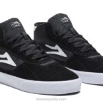 a mediados de cambridge Lakai ante negro/blanco 80B2109