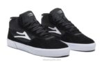 a mediados de cambridge Lakai ante negro/blanco 80B2109