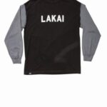 camiseta manga larga teñida sloane Lakai negro 80B2324